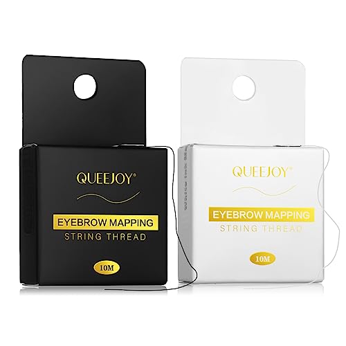 Eyebrow Mapping String Kit - Black & White, 1mm Charcoal Thread