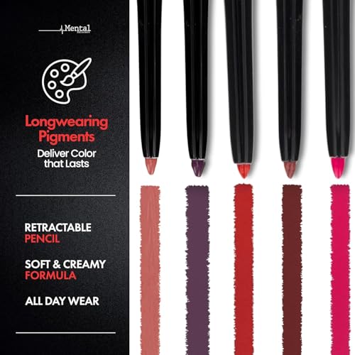 Nude Lip Liner – Retractable, Long-Lasting & Non-Drying