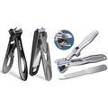 Nail Clippers for Men Thick Nails, Large Heavy Duty Toenail Clippers for Seniors Thick Toenails with Wide Jaw Opening, Anti Splash Fingernail Clipper Nail Cutter with Catcher Long Handle
