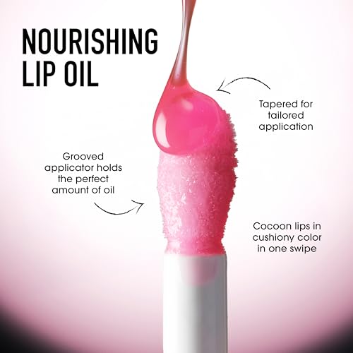bareMinerals Nourishing Lip Oil Charm - Hydrating Tinted Lip Gloss, 3.8ml