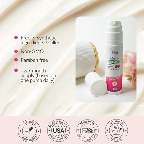 BIOLABS PRO Phytoestrogen Cream - Natural Plant Based Support, Hormone-Free Formula - Red Clover Extract, Black Cohosh & Soy Flavonoids - Two Month Supply - 3oz