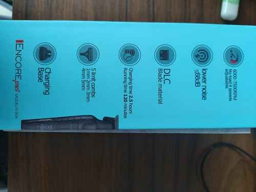 DSP Hair Trimmer for Men, Beard Trimmer, Cordless USB Rechargeable Barber Trimmer DLC, Speeds Adjustable, Travel Lock, Low Noise with Charging Base