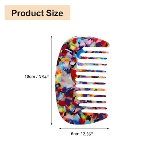 Wide Tooth Comb for Curly Hair, Detangling & Anti-Static