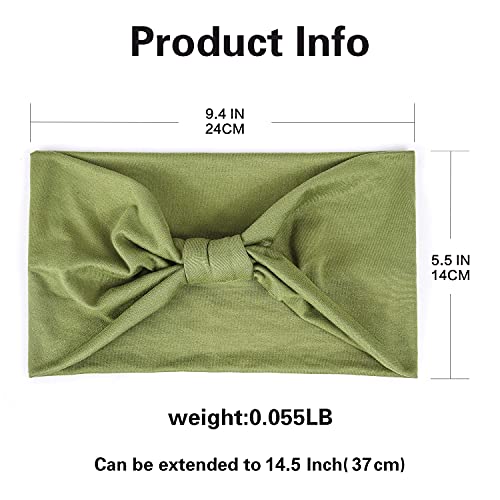 GiLi 6 Pack Wide Headbands for Women Non Slip Yoga Running Sports