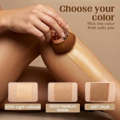 Waterproof Body Foundation with Brush - All Skin Tones
