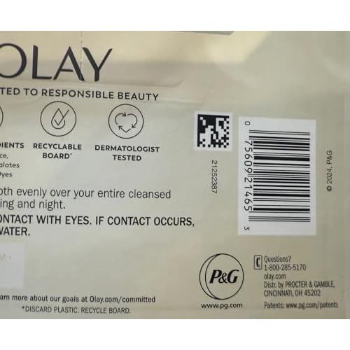 Olay Collagen Peptide Firming Plumping Facial Moisture Cream, 1.7 floz, 2pk