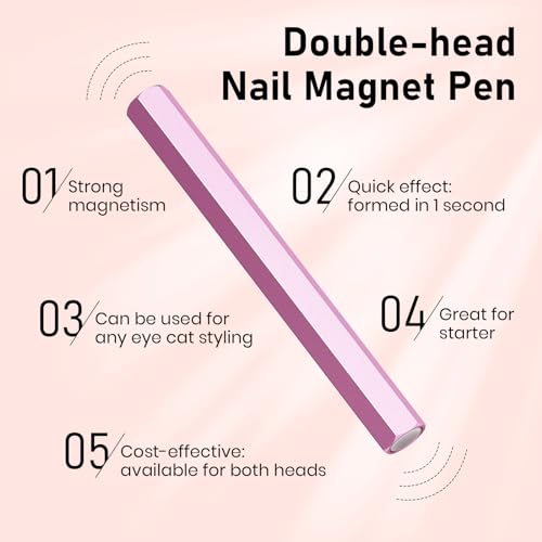 MIZHSE 9D Cat Eye Gel Nail Polish Magnet Nail Tool