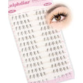 Calphdiar Bottom Lashes Naturtal 5-7MM Bottom Eyelash Clusters Clear Band Lower Individual Lashe CC Curl Cluster Eyelash Extensions Pre-Mapped Lash Clusters for Everyday Looks Easy to Use