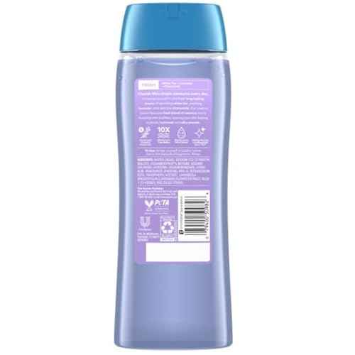 Suave Moisturizing Body Wash Women, White Tea and Lavender with Vitamin E and Aloe Extracts, No Parabens, No Phthalates, 18 Oz (Pack of 6)