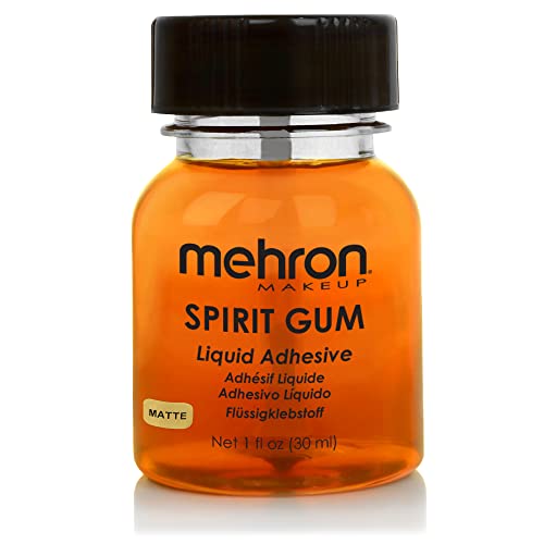Mehron Spirit Gum 1 oz Matte Professional Makeup Adhesive