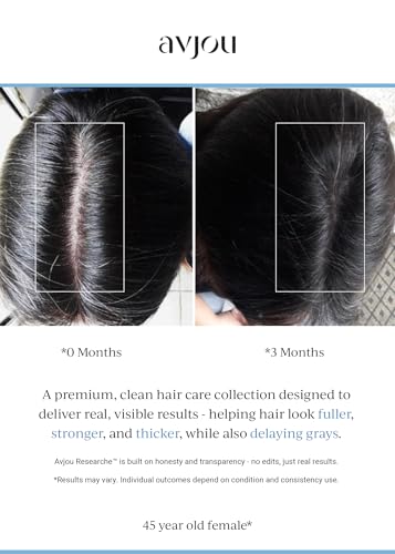 Avjou Researche Scalp Serum for Thicker, Fuller Hair - 1.7 oz