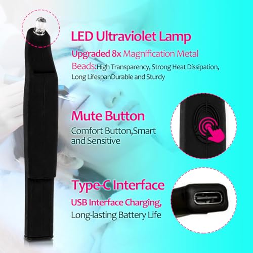 UV Lash Glue 3ml with LED Light Curing Lamp