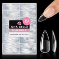 UNA GELLA Medium Stiletto Gel Nail Tips 312Pcs - B0-Medium Stiletto Edition