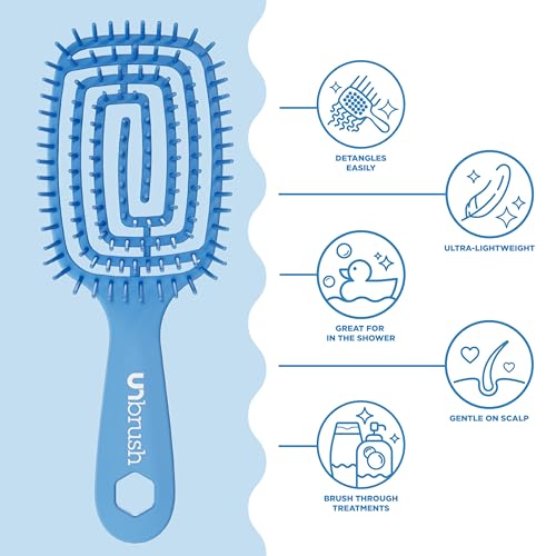 FHI Heat UNbrush Flex Detangling Brush | Pain-Free Hair Detangler