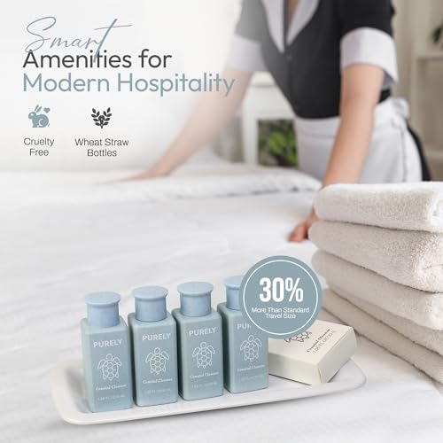 Purely 150pc Hotel Toiletries Set - Travel Size Shampoo & Conditioner