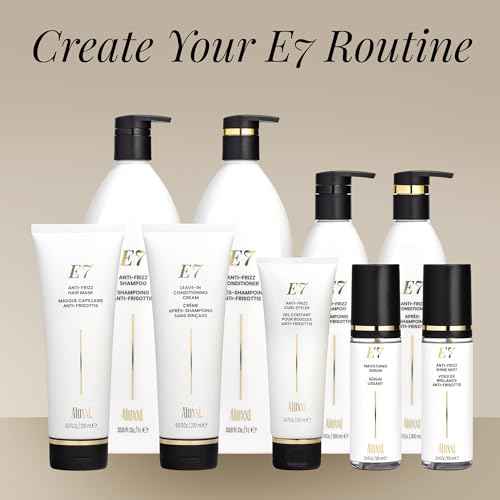 ALOXXI E7 Smoothing Serum, Lightweight Hair Serum with 7 Essential Oils, Smoothes, Strengthens & Adds Shine, for All Hair Types, 3.4 Fl Oz