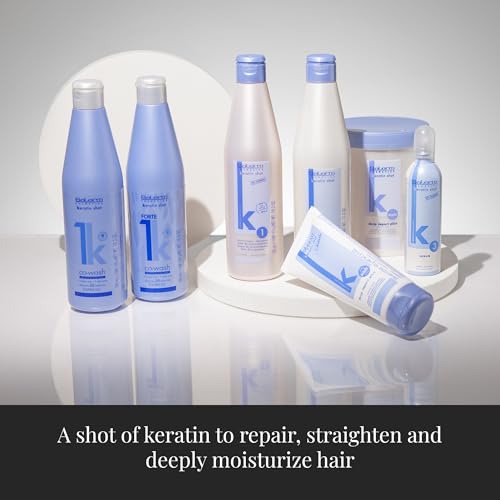 SALERM - Hair Serum - Keratin Shot Finish Serum - 100 ml - Final Touch for Keratin Shot - Conditioning and Shine - Anti-Frizz - Repairs Split Ends - Eliminates Static