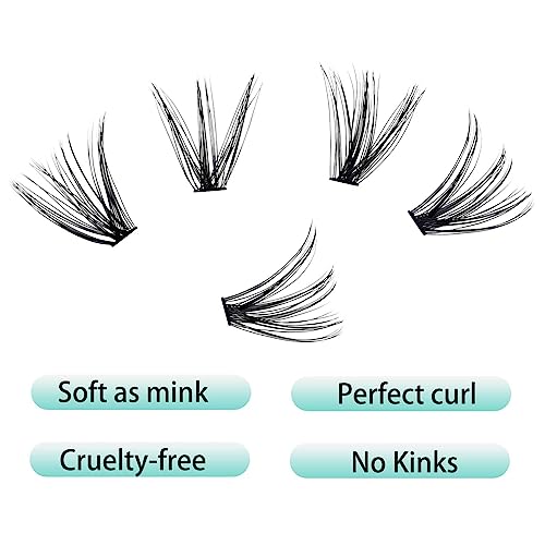 Cluster Lashes 14-18mm 240pcs DIY Eyelash Extensions