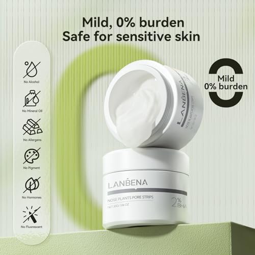 Vemofoper Blackhead Remover Mask 60 pcs,Remove Black Heads Face Black Head Remover Strips,Nose Plants Pore Cleanser Purifying Face Mask for All Skin Types(1.05oz/30g)