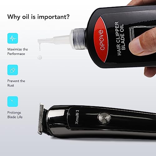 Opove Hair Clipper Blade Oil - Rust Prevention & Lubrication 4.05oz