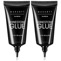 Makartt Rhinestone Glue Set - 2 x 30ml Medium Viscosity Nail Art Adhesive for Rhinestones & 3D Charms