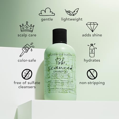 Bumble and bumble. Seaweed Nourishing Shampoo + Conditioner Set | For Fine-to-Medium Hair or Daily Washer | Sulfate-Free + Color Safe| Anti Frizz, Color Safe + Detangler
