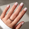 Glamnetic Cool Whip Press On Nails - Super Short White 30-Kit