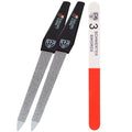 Sapphire Metal Nail File Set 3-Piece Made in Germany