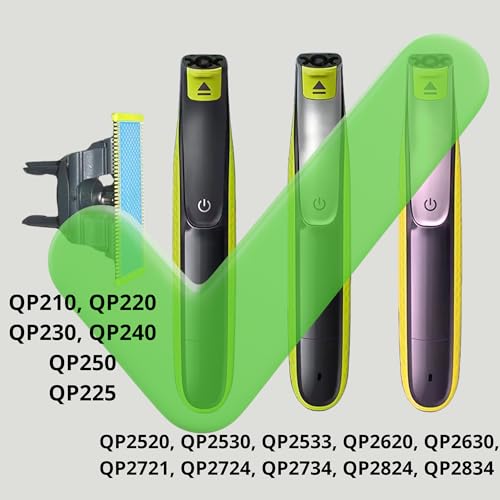 POWAKKA Black 14-in-1 Trimmer & Shaver Guard Compatible with OneBlade - Adjustable Lengths