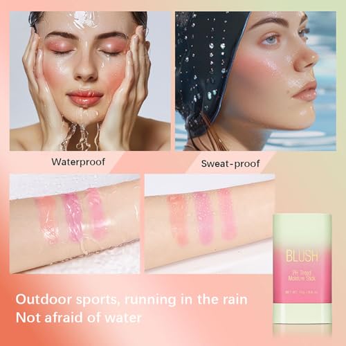 pH Color Changing 3-in-1 Blush Stick - Eyes & Lips