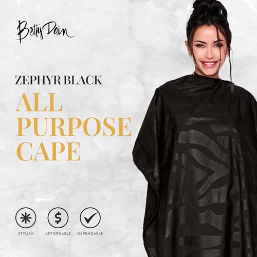 Betty Dain Bleach-Proof Styling Cape 45x60 Black