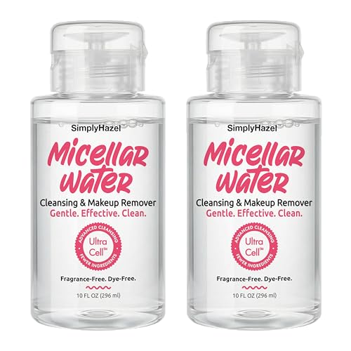 Micellar Water Makeup Remover & Face Cleanser - 2 Pack