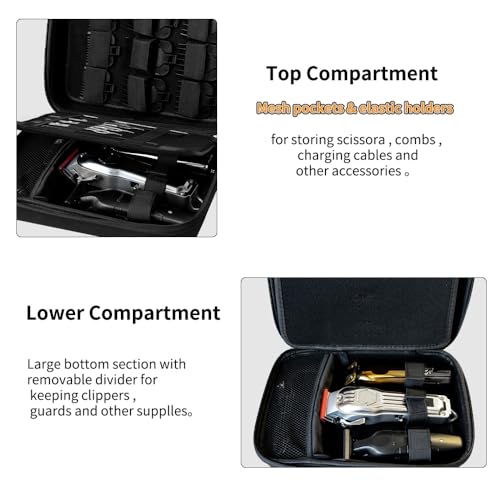 Universal Hard Travel Case for Hair Clippers & Grooming Tools