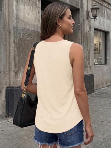 Women's Square Neck Tank Top - Comfortable Sleeveless Top for Women