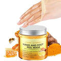 Turmeric Exfoliating Hand & Foot Peel Mask - Moisturizing Wax Film
