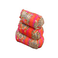 INDACORIFY 100% Cotton Block Print Cosmetic Toiletry Bags Boho Beauty Toiletry Kits Travel Case Pouch for Women's Printed Cotton Tote Bag (Pattern- 2)