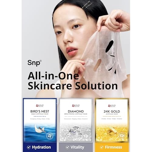 [K Beauty Snp] Glutathione Dark Zero Toning Eye Patch & Variety Ampoule Sheet Mask Set