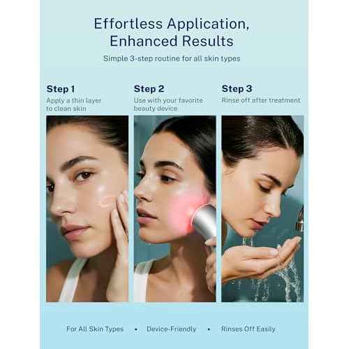 10oz Microcurrent Conductive Gel ? Hydrating Gel with Hyaluronic Acid & Aloe Vera ? Fragrance-Free, Paraben-Free, Non-Irritating