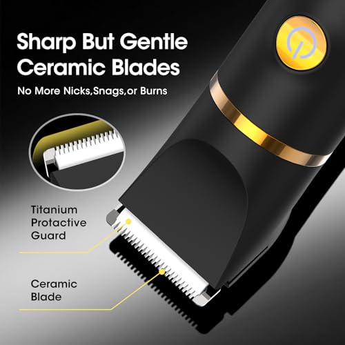 Zesuti 3-in-1 Body Hair Trimmer for Men - Waterproof Electric Groomer