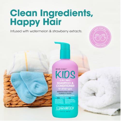 GIOVANNI Kids 2-in-1 Shampoo & Conditioner - 6.5 fl oz