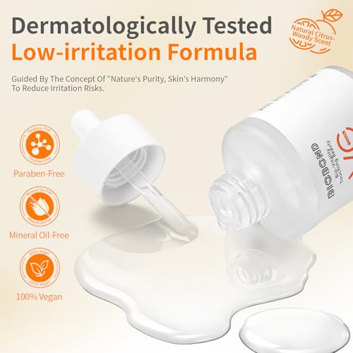 Vitamin C&E Enzyme Serum for Face Brightening, With Vitamin C, VE, Hyaluronic Acid, Centella & Active SOD, Gentle Skincare Formula to Improve Clarity, Exfoliates, Repairs & Hydrates, 1 fl Oz