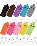 Chapstick Holder Keychain - Lip Balm Sleeve Pouch