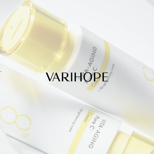 VARIHOPE Vita-Aging Pure C Cream ? Vitamin C Face Cream for Deep Hydration, Elasticity & Uneven Tone, Korean Skin Care with Pure Vitamin C for Smooth, Radiant, Healthy-Looking Skin | 1.35 fl oz