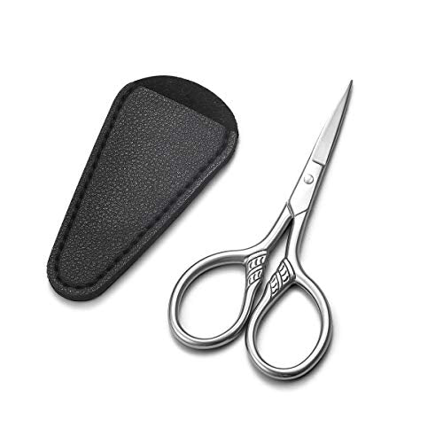 3.5" Precision Facial Hair Scissors | Stainless Steel Grooming Tool