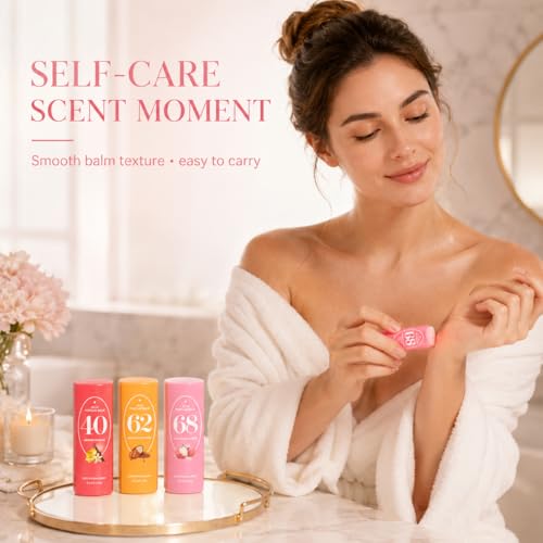 Jelly Perfume Balm Stick - Solid Fragrance, 3 Scents, 15g