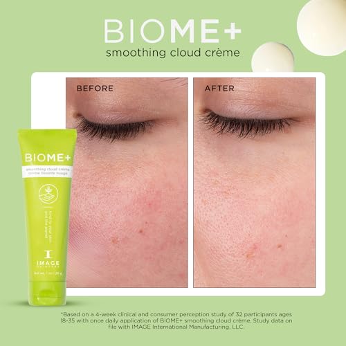 IMAGE Skincare, BIOME+ Smoothing Cloud Cr?me, Microbiome Friendly Face Night Cream, Supports Skin Moisture Barrier