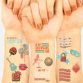 36pcs Showgirl Themed Temporary Tattoos ? Sparkling Show Girl Era Party Favors Supplies