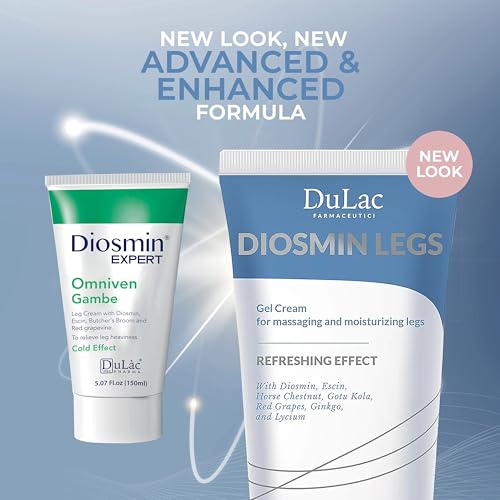 Dulac Diosmin Gel Cream for Legs - Cooling & Refreshing Care - 5.07 fl oz