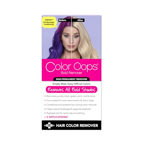 Color Oops Bold Hair Color Remover & Barrier Stick Bundle - Vegan, Cruelty-Free, 2 Applications