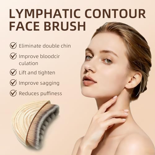 Lymphatic Contour Face Brush - 2 PCS Anti-Puffiness Massager